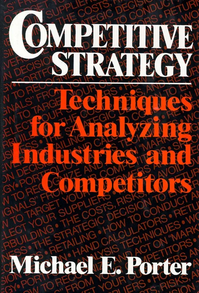 Competitive Strategy by Michael Porter, book cover