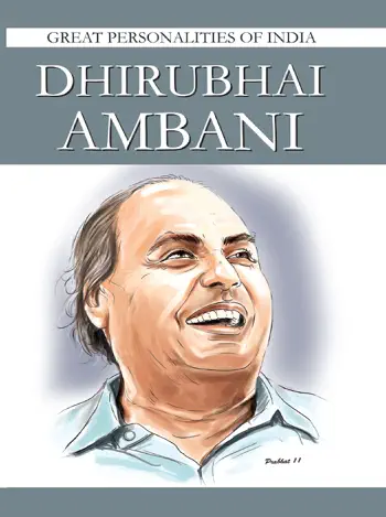 Dhirubhai Ambani by Renu Saran, book cover
