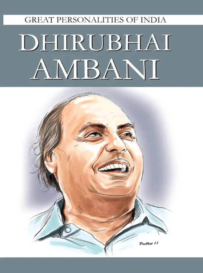 Dhirubhai Ambani by Renu Saran, book cover