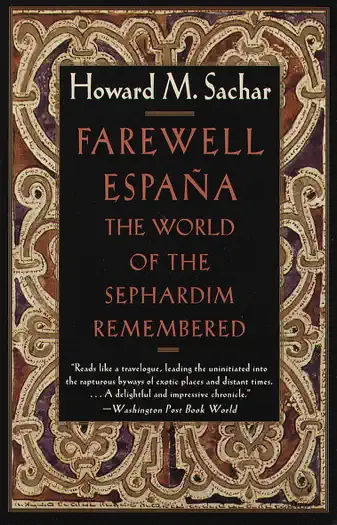 Farewell Espana by Howard M. Sachar, book cover