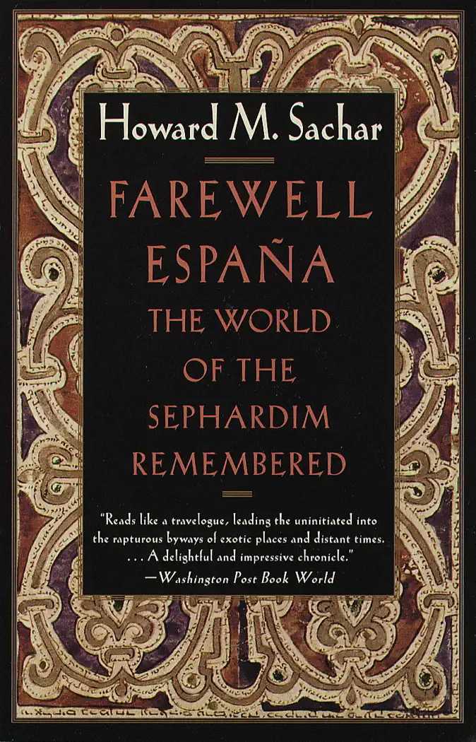 Farewell Espana by Howard M. Sachar, book cover