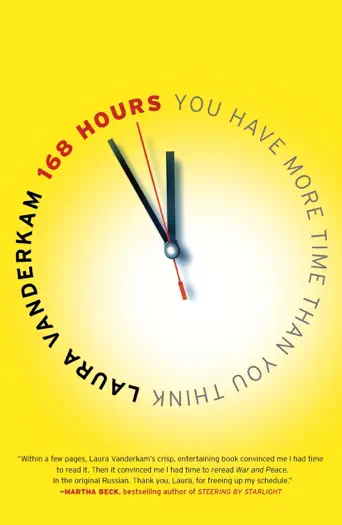 168 Hours by Laura Vanderkam, book cover