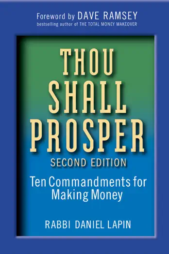 Thou Shall Prosper by Rabbi Daniel Lapin, book cover