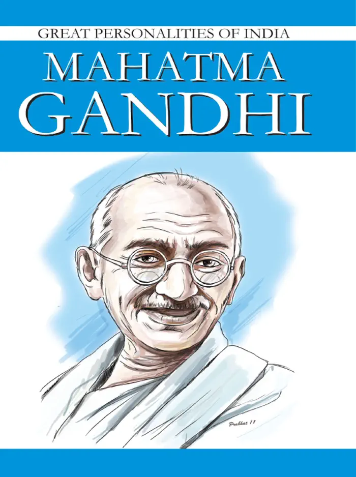 Mahatma Gandhi by Renu Saran, book cover