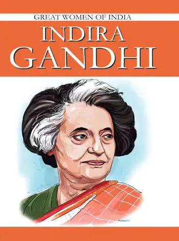 Indira Gandhi by Renu Saran, book cover