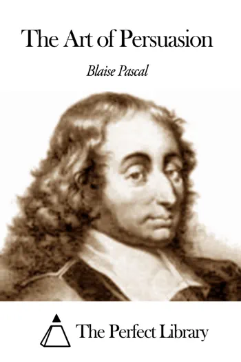 The Art of Persuasion by Blaise Pascal, book cover