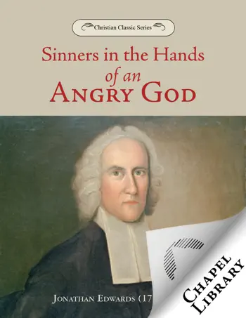 Sinners in the Hands of an Angry God by Jonathan Edwards, book cover