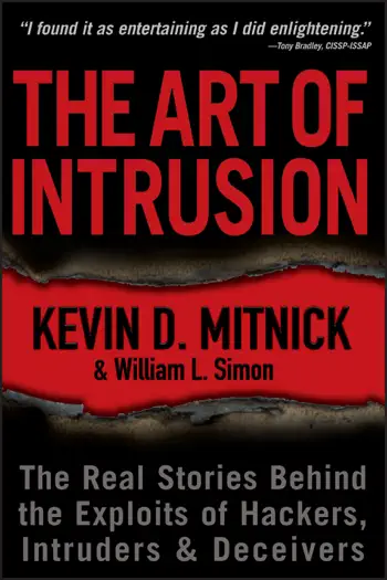 The Art of Intrusion by Kevin D. Mitnick & William L. Simon, book cover