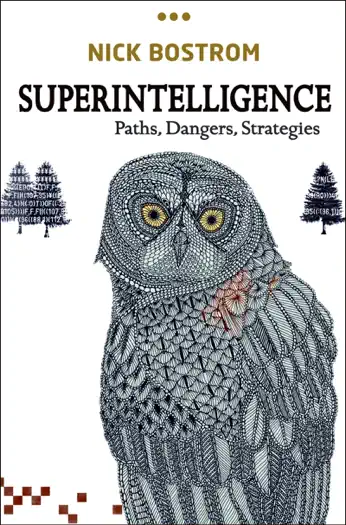 Superintelligence by Nick Bostrom, book cover