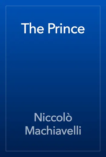 The Prince by Niccolò Machiavelli, book cover