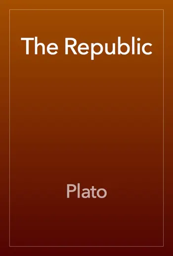 The Republic by Plato, book cover