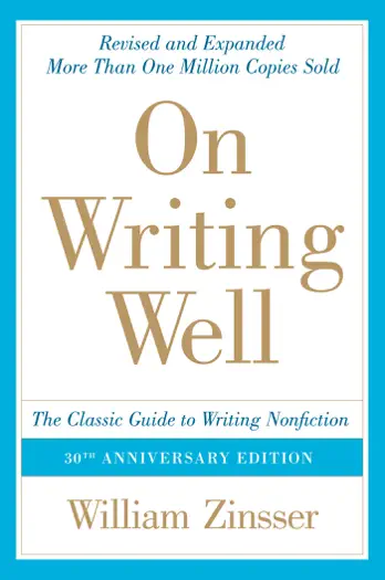 On Writing Well by William Zinsser, book cover