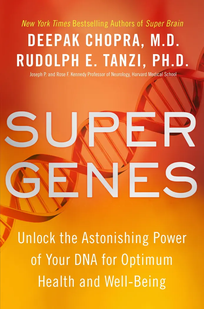 Super Genes by Deepak Chopra & Rudolph E. Tanzi, book cover