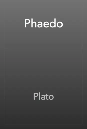 Phaedo by Plato, book cover