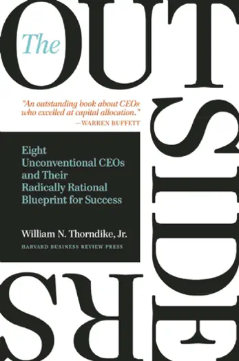 The Outsiders by William N. Thorndike, book cover