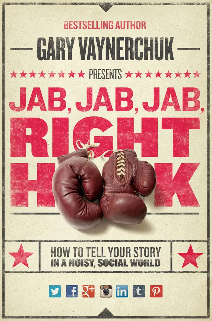 Jab, Jab, Jab, Right Hook by Gary Vaynerchuk, book cover