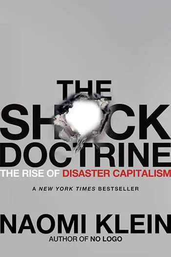 The Shock Doctrine by Naomi Klein, book cover