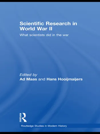 Scientific Research In World War II by Ad Maas & Hans Hooijmaijers, book cover