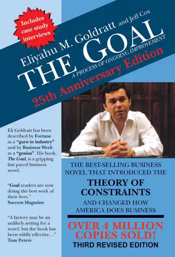 The Goal by Eliyahu M. Goldratt, book cover