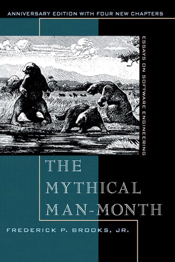 The Mythical Man-Month by Frederick Brooks, book cover