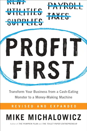 Profit First by Mike Michalowicz, book cover
