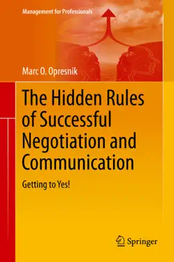 The Hidden Rules of Successful Negotiation and Communication by Marc O. Opresnik, book cover