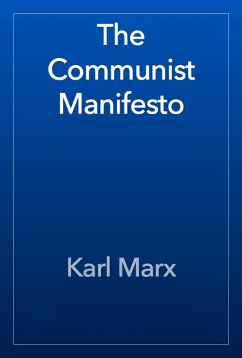 The Communist Manifesto by Karl Marx, book cover