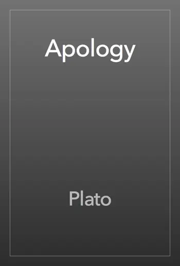 Apology by Plato, book cover