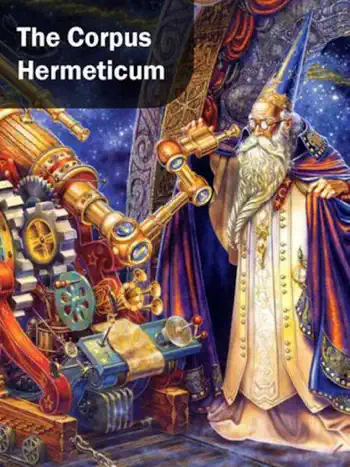 The Corpus Hermeticum by Hermes Trismestigustus, book cover