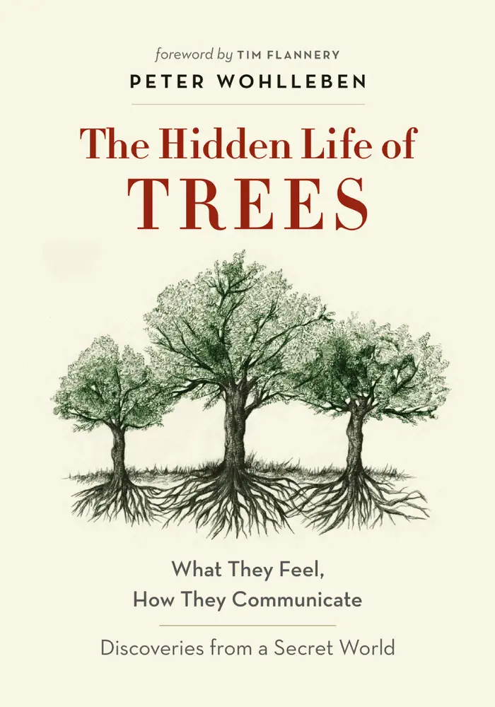 The Hidden Life of Trees by Peter Wohlleben, book cover