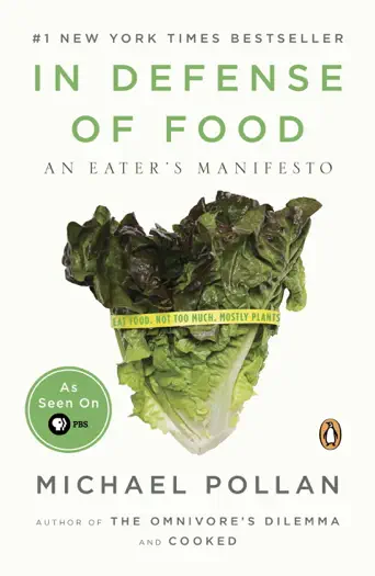In Defense of Food by Michael Pollan, book cover
